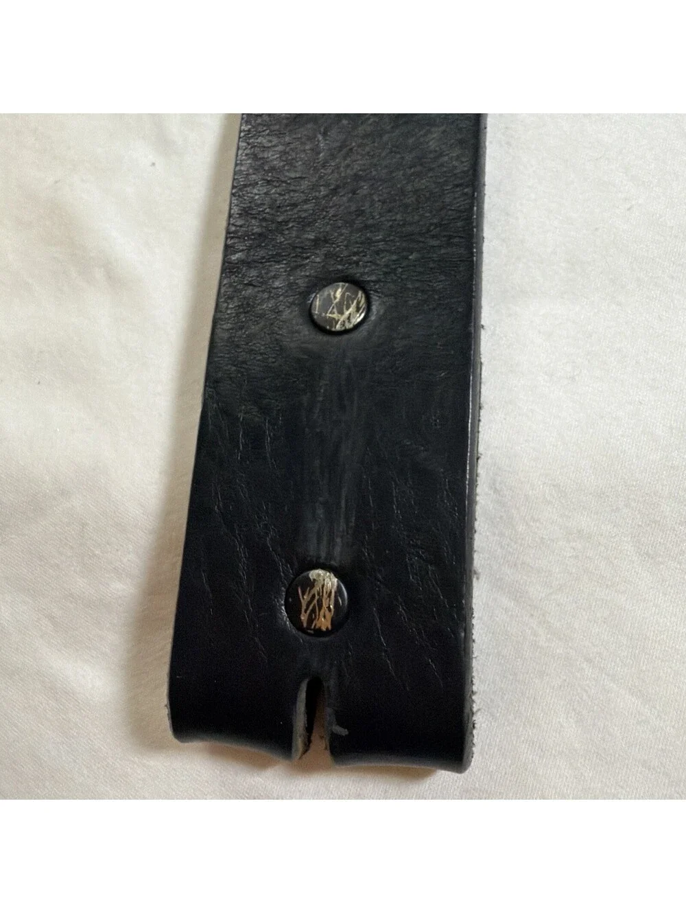 Justin Leather Belt Mens 36 Genuine USA Made Black 232 BK Top Grain leather
